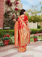 Rama Woven Jacquard Kanjivaram Pure Silk Saree