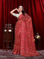 Ready to Wear Georgette Patta Printed Saree