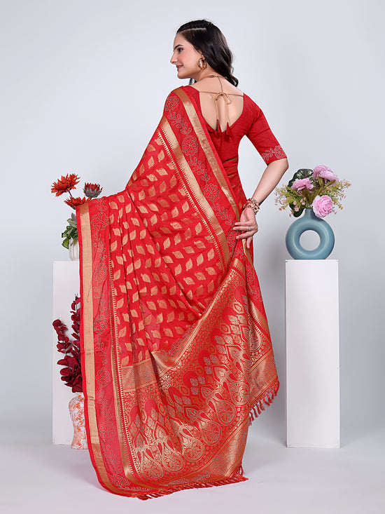Banarasi Georgette Siroski Work Saree