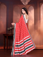 Designer Silk Saree with Stitched Blouse