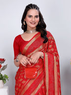 Banarasi Georgette Siroski Work Saree