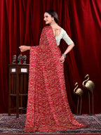 Ready to Wear Georgette Patta Printed Saree
