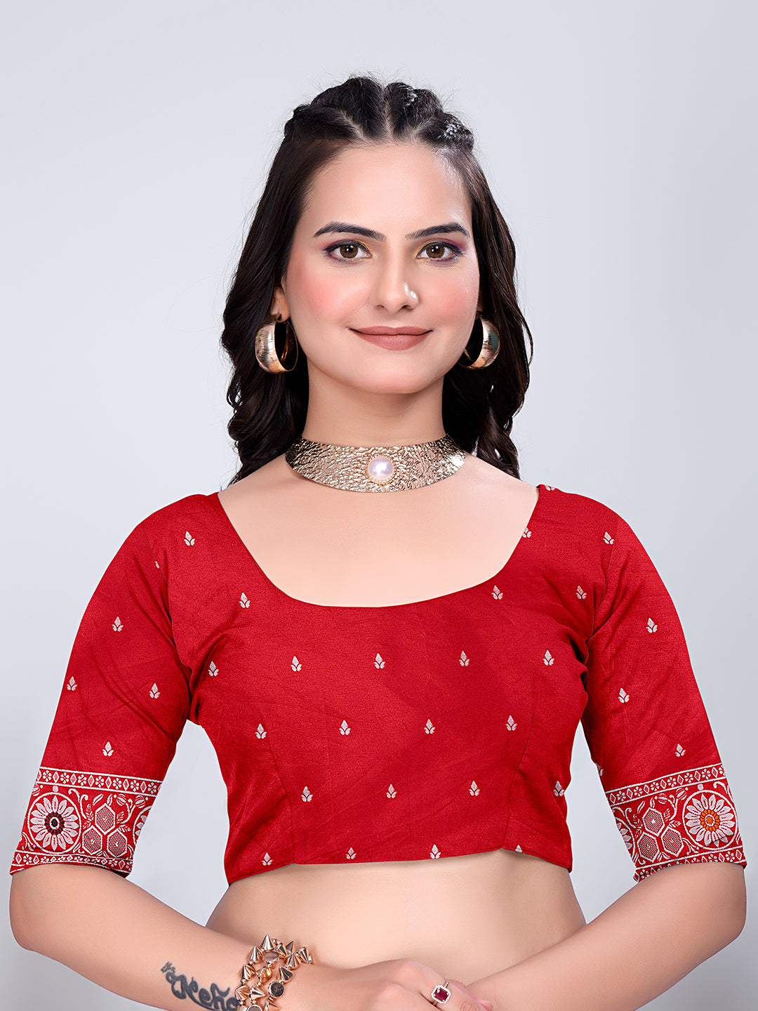 Patola Silk Saree with Traditional Pallu and Tassel Border