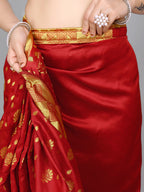 Ready to Wear Woven Banarasi Jacquard Pure Silk Saree