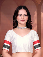 Designer Silk Saree with Stitched Blouse