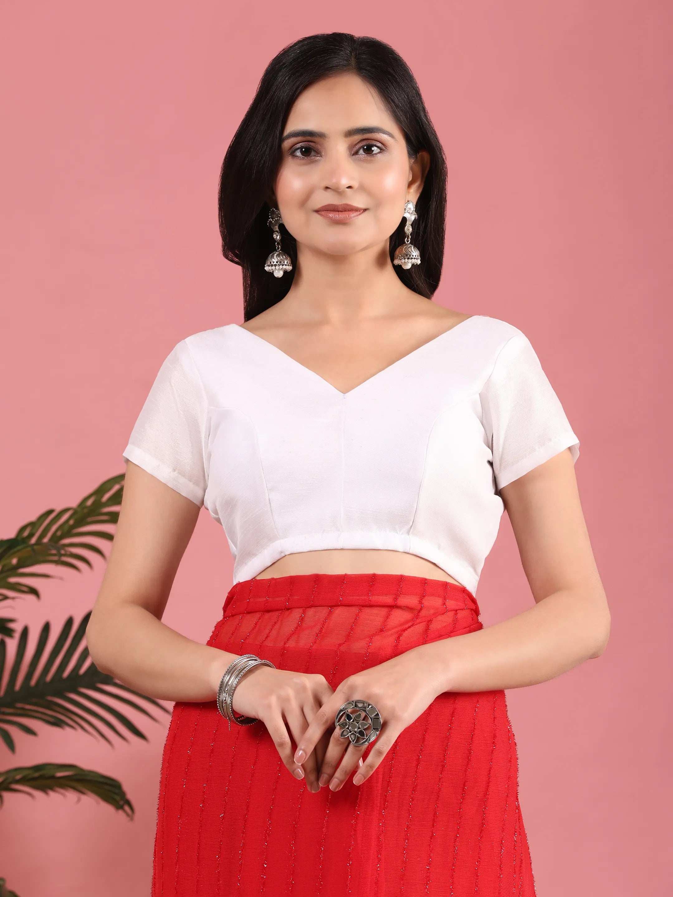 Ready To Wear Chiffon Zari Linen Saree