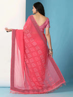 Georgette  Siroski Diamond Work Saree