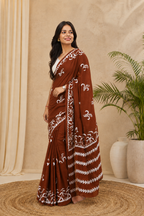 Mulmul Cotton Printed Daily Wear saree