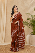 Mulmul Cotton Printed Daily Wear saree