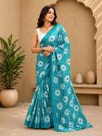 Ready to Wear Jaipuri Mul Cotton Printed Saree for Women