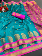 Jacquard Pure Banarasi Silk Saree