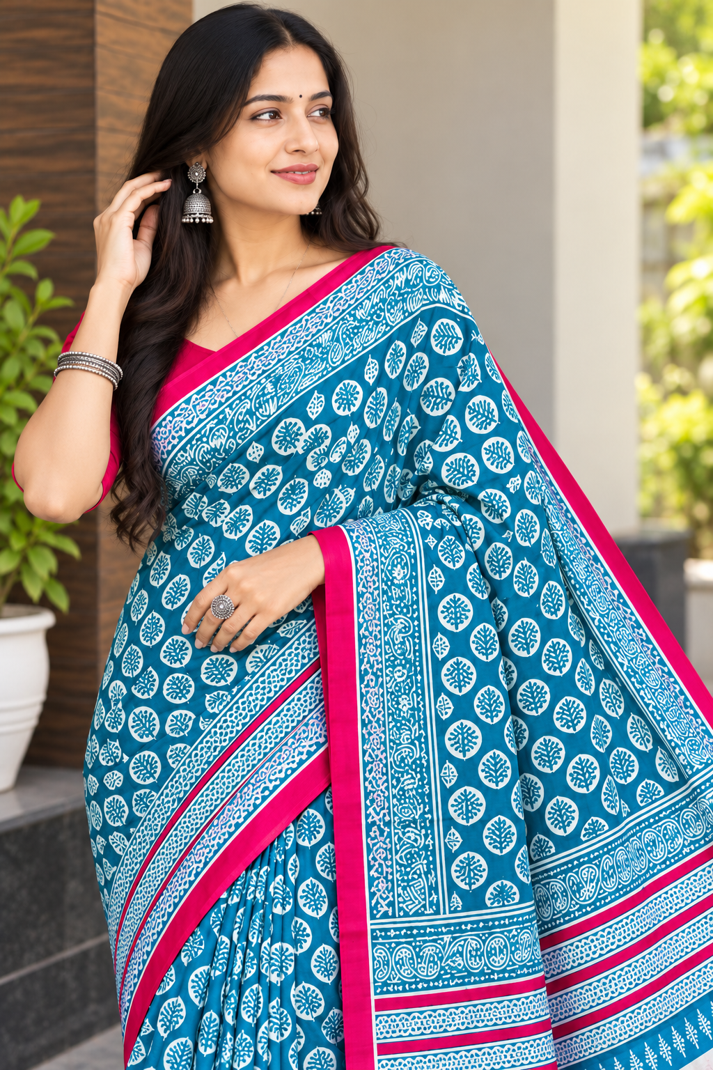 Pure Mulmul Cotton Daily Wear Saree