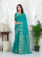 Ready-to-Wear Banarasi Jacquard Saree in Crepe Fabric