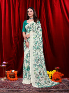 Ready-to-wear Floral Printed Georgette Saree