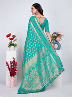 Banarasi Georgette Siroski Work Saree