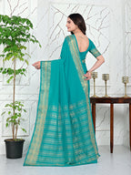 Ready-to-Wear Jacquard Saree in Crepe Banarasi Fabric