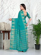 Ready-to-Wear Banarasi Jacquard Saree in Crepe Fabric