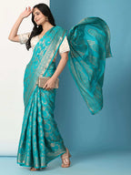 Ready to Wear Pure Banarasi Georgette Saree