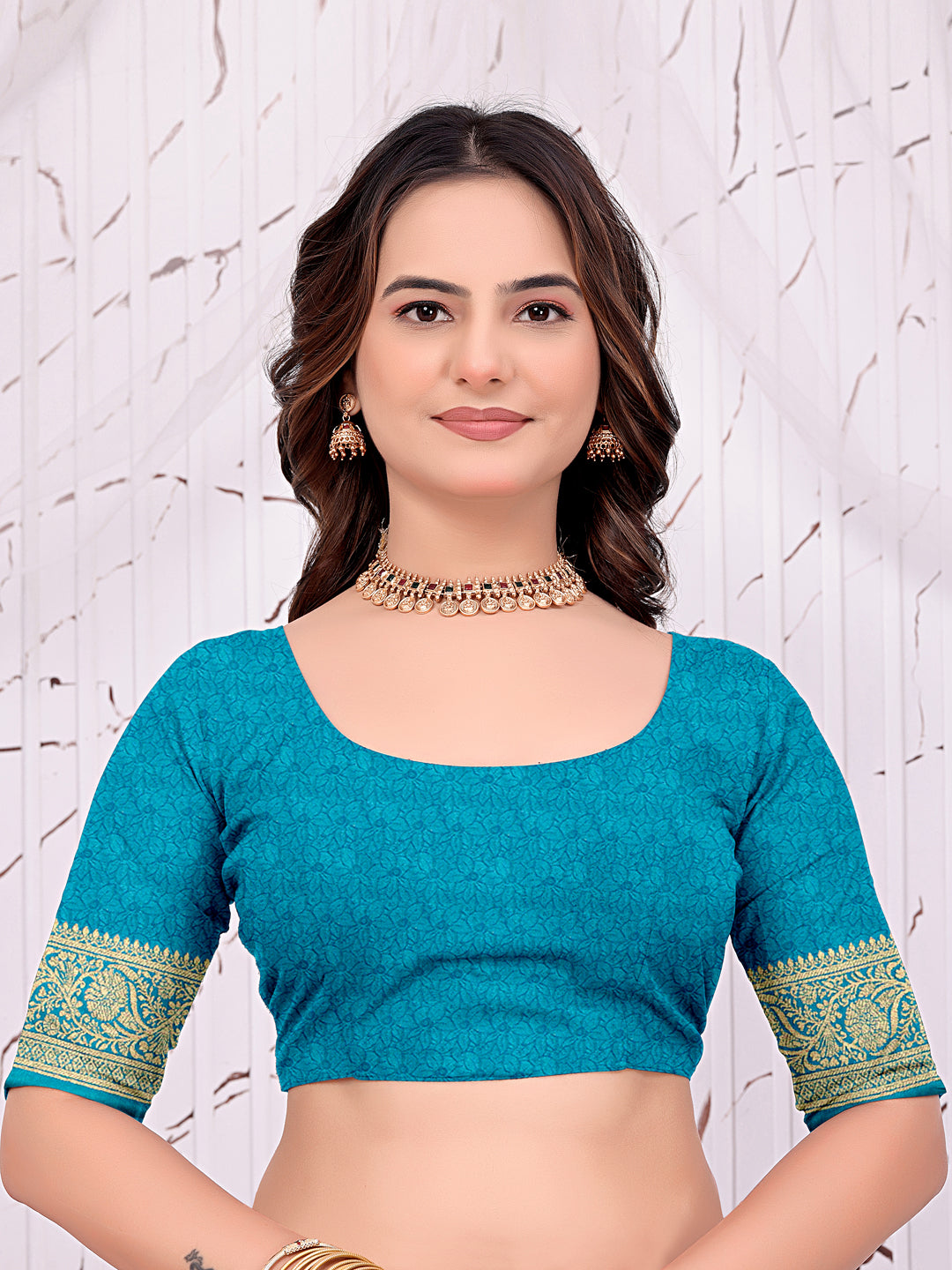 One Minute Ready-to-Wear Banarasi Pure Silk Saree