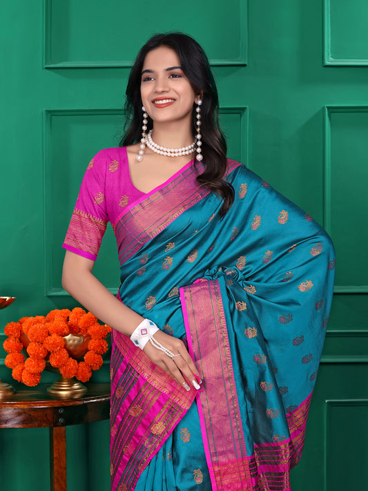 Ready to Wear Jacquard Pure Silk Saree