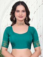 Ready-to-Wear Banarasi Jacquard Saree in Crepe Fabric