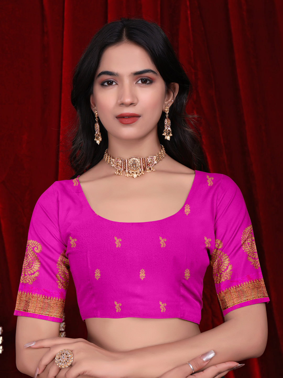 Ready to Wear Jacquard Pure Silk Saree