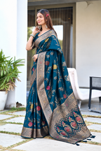 Ready to Wear Paithani Woven Pure Silk Saree