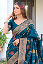 Ready to Wear Paithani Woven Pure Silk Saree