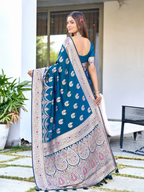 Ready to Wear Pathni Woven Pure Silk Saree