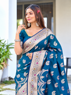 Ready to Wear Pathni Woven Pure Silk Saree