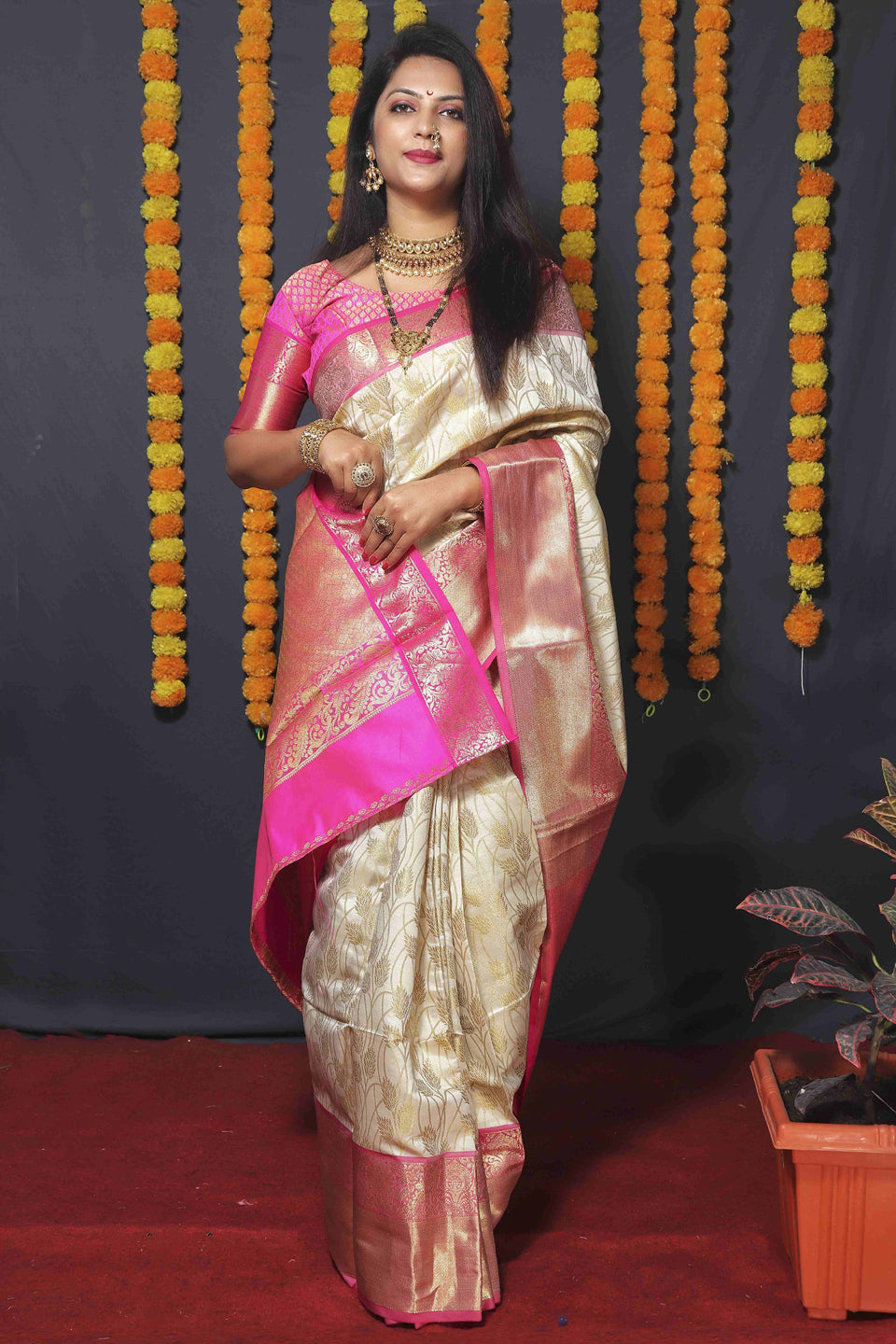 Kanjivaram Silk Rich Pallu Saree