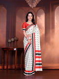 Designer Silk Saree with Stitched Blouse - Pionex Fab