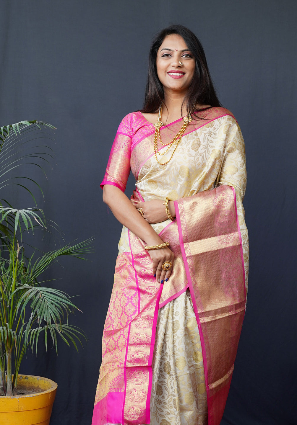 Kanjivaram Silk Rich Pallu Saree
