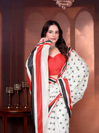 Designer Silk Saree with Stitched Blouse