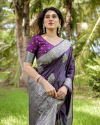 Satin Banarasi Silk Woven Saree