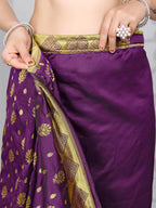 Ready to Wear Woven Banarasi Jacquard Pure Silk Saree