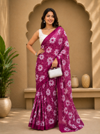 Ready to Wear Jaipuri Mul Cotton Printed Saree for Women