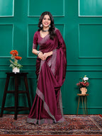 Silk  Siroski  Diamond Lace Work Saree