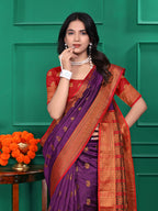 Ready to Wear Jacquard Pure Silk Saree