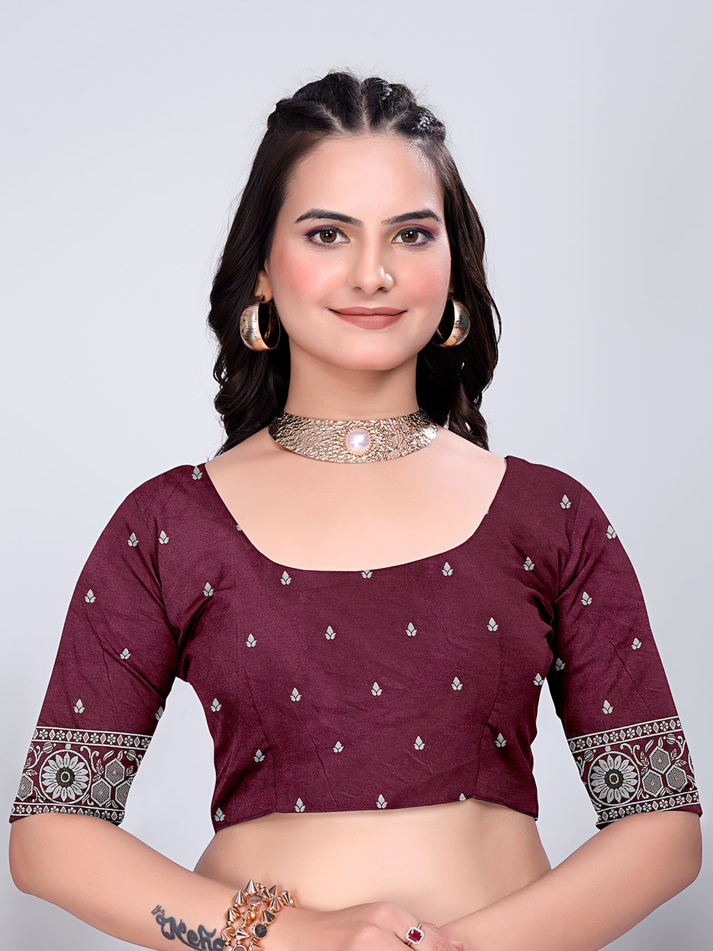 Patola Silk Saree with Traditional Pallu and Tassel Border