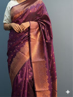 Elegant Patola Print Jacquard Woven Cotton Silk Saree with Zari Butta Work