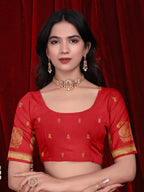 Ready to Wear Jacquard Pure Silk Saree