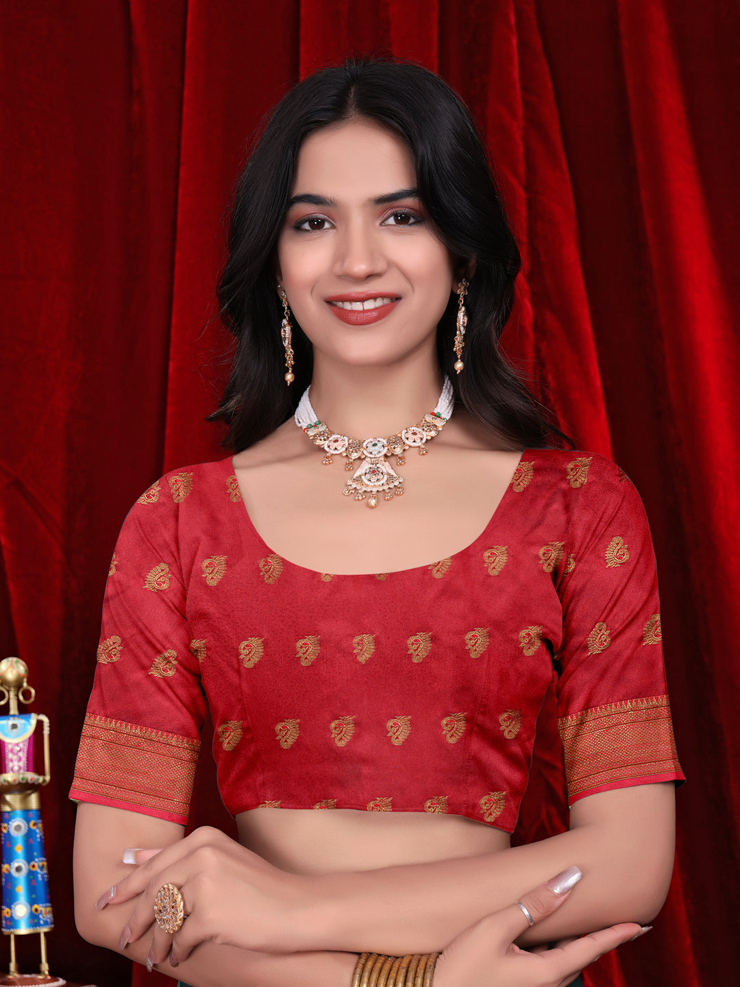 Ready to Wear Jacquard Pure Silk Saree