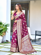 Ready to Wear Pathni Woven Pure Silk Saree