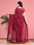 Georgette  Siroski Diamond Work Saree