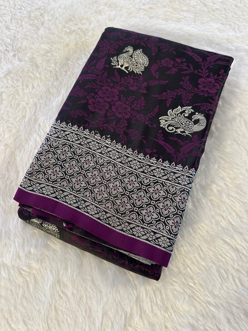 Satin Banarasi Silk Woven Saree