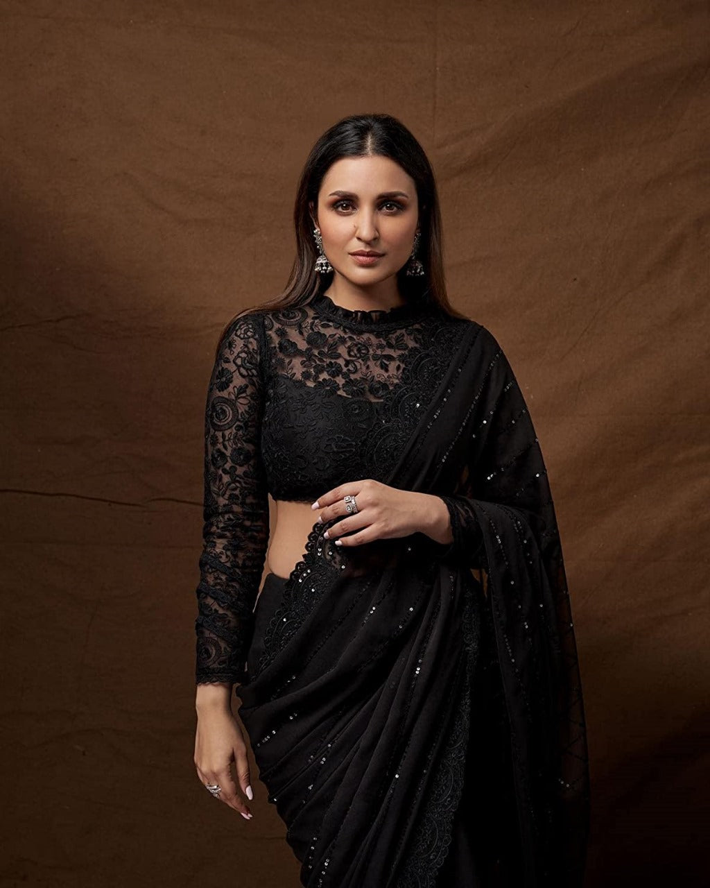 Rich Georgette Saree with Embroidery Saree