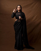 Rich Georgette Saree with Embroidery Saree