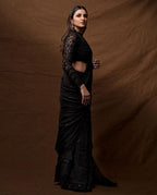 Rich Georgette Saree with Embroidery Saree