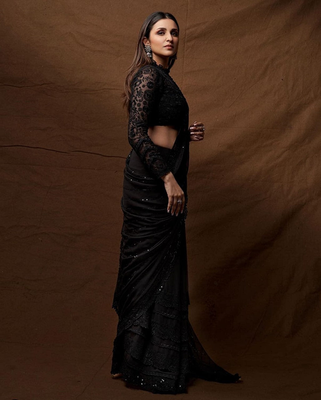 Rich Georgette Saree with Embroidery Saree